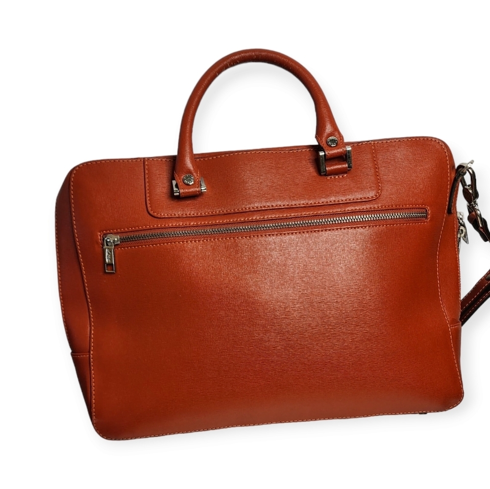 Gianni Conti shoulder bag, cognac, earth, rust colour - Picture 4 of 16